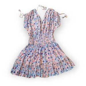 NWT Poupette St Barth Jena Ruffled Mini Dress Size XS
